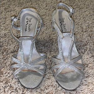 Silver Touch of Nina Heels